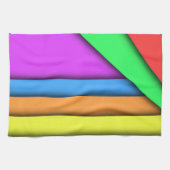 Bars van Kleur Theedoek (Horizontaal)