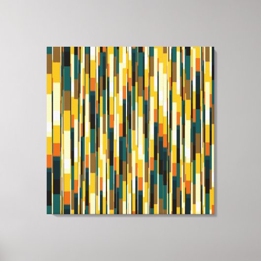 Bars van kleuren canvas afdruk (Voorkant)