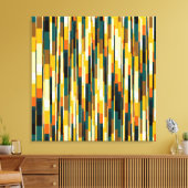 Bars van kleuren canvas afdruk (Insitu (Woonkamer))