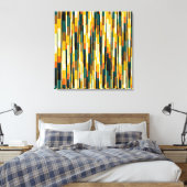 Bars van kleuren canvas afdruk (Insitu (Slaapkamer))