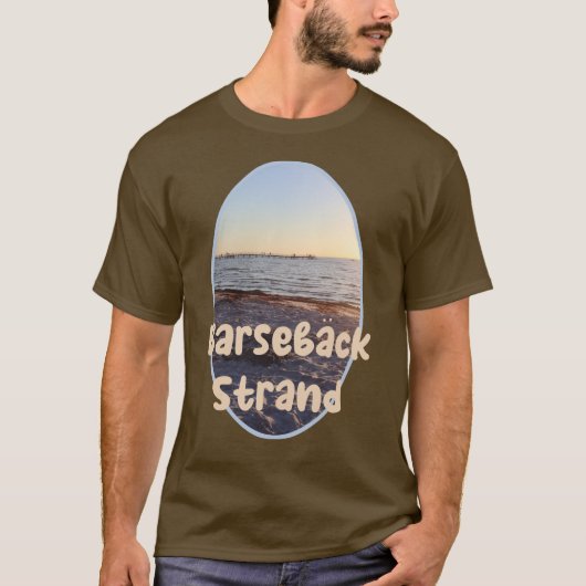 Barseback Strand, Sunset Beach, Zweden T-shirt (Voorkant)