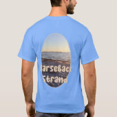 Barseback Strand, Sunset Beach, Zweden T-shirt (Achterkant)