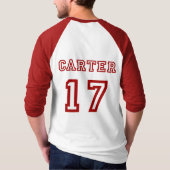 Barsoom College Thoats Carter Raglan T-shirt (Achterkant)