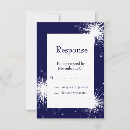 Barst van Sparkles RSVP (blauw) (Voorkant)