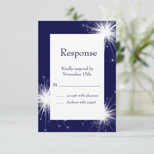 Barst van Sparkles RSVP (blauw) (Staand voorkant)