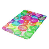 Barsten met Abstract kleurpatroon Badmat (Gekanteld)