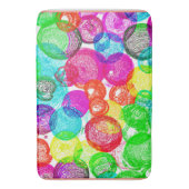 Barsten met Abstract kleurpatroon Badmat (Voorkant Verticaal)