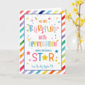 Barsten met waarderingskaart kaart (Gele Bloem)