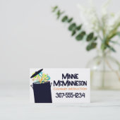 Barstende aroma's kookpot chef-visitekaartjes visitekaartje (Staand voorkant)