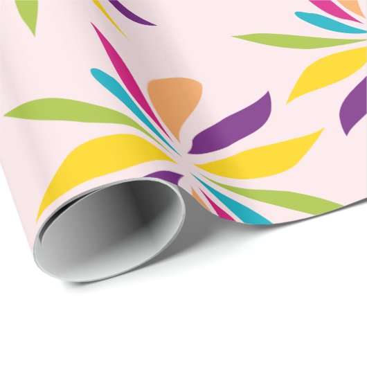 barstende kleuren cadeaupapier (Rol Hoek)