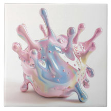 barstende porseleinen lava