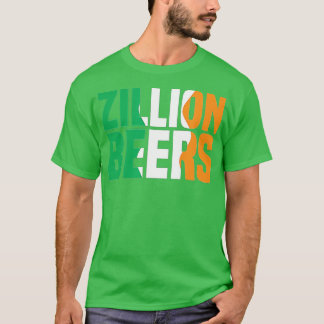 Barstool Sports Zillion Beers Saint Patrick's Day  T-shirt