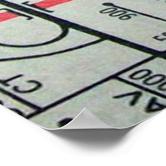 Barstow, CA Map Poster (Hoek)