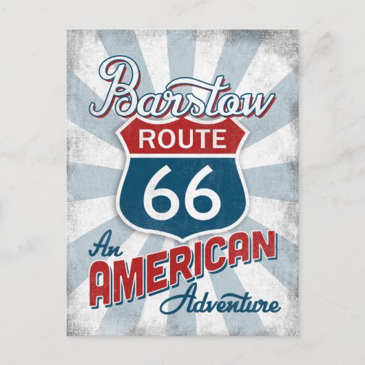 Barstow Route 66 Amerika Californië Briefkaart (Voorkant)