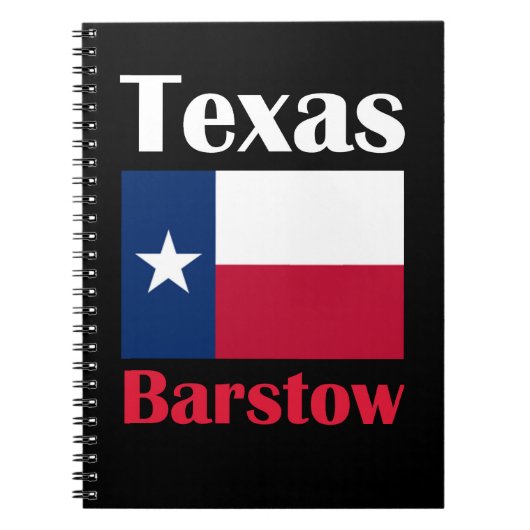 Barstow TX Notitieboek (Voorkant)