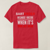 Bart Ender T-shirt (Design voorkant)