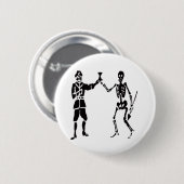 Bart Roberts-Black Ronde Button 5,7 Cm (Voorkant /achterkant)