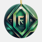 bartan hub Roestvrij staal Laser Afgewerkt Diner/ Keramisch Ornament (Voorkant)