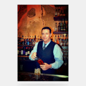 Bartender Acryl Bord (Voorkant)