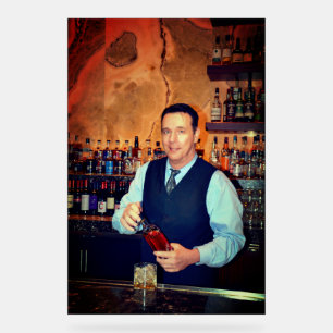 Bartender Acryl Bord