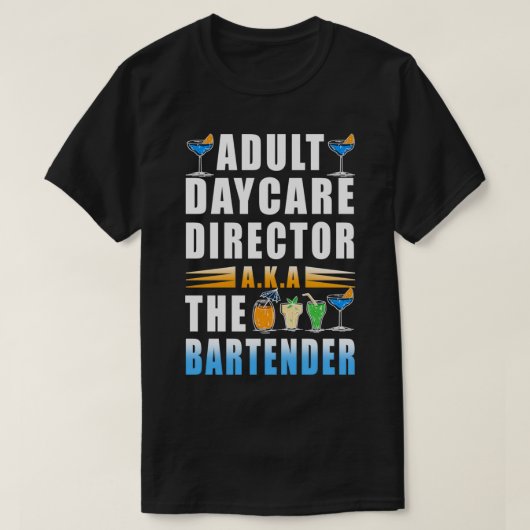 Bartender Alcohol Barman Bartender T-shirt (Design voorkant)