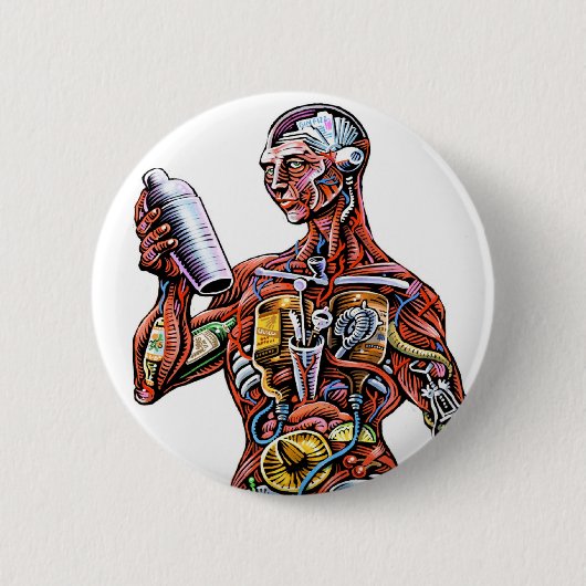 Bartender Anatomy Button (Voorkant)