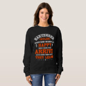 Bartender Barman Bartending Barhold Mixoloog Bar Trui (Voorkant volledig)