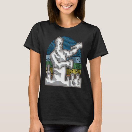 Bartender Bartender Zegt Cocktail Bar Feest T-shirt (Voorkant)