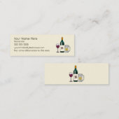 Bartender Bone Mini Visitekaartje (Voorkant / Achterkant)