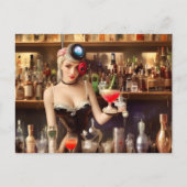  Bartender Briefkaart (Voorkant)