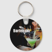 Bartender Business Card Sleutelhanger (Voorkant)