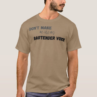 Bartender cadeau voor collega's grappig cadeau t-shirt