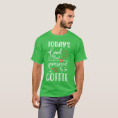 Bartender Cafeïne Melk Coffee Bean vrienden T-shirt (Voorkant volledig)
