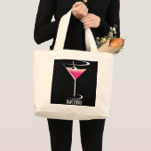 Bartender canvas tas Pink Martini (Voorkant (product))