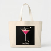 Bartender canvas tas Pink Martini (Voorkant)