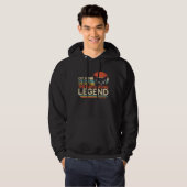 Bartender Cat Dad Man Myth Bartending Legend Hoodie (Voorkant volledig)