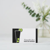 Bartender Cocktail Coordinator Visitekaartje (Staand voorkant)