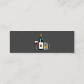 Bartender Dark Mini Visitekaartje (Achterkant)