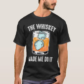 Bartender - de whisky maakte me het - bar t-shirt (Voorkant)