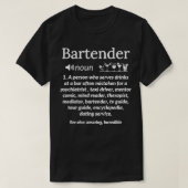 Bartender Definition Gift T-shirt (Design voorkant)