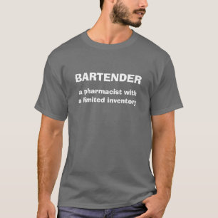 Bartender Definition Humor Tee Shirt