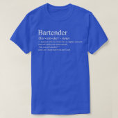 Bartender Definition T-shirt Klassieke TShirt (Design voorkant)