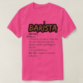 Bartender Description Gif T-shirt (Design voorkant)