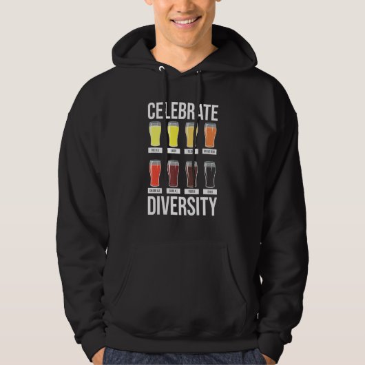 Bartender die diversiteit viert hoodie (Voorkant)