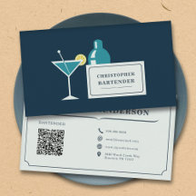 Bartender - Donkerblauw