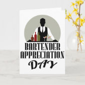 Bartender-evaluatiedag Kaart (Gele Bloem)