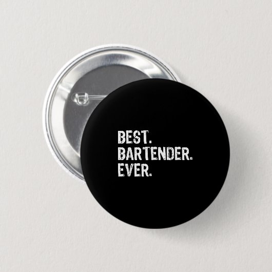 Bartender Ever Bartending Grappig Cadeau Kerstmis Ronde Button 5,7 Cm (Voorkant /achterkant)