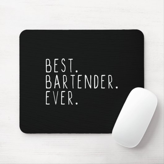 Bartender Ever Cool Grappig Bartending Gift Kerstm Muismat (Met muis)