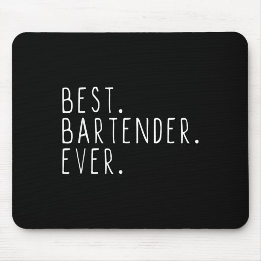 Bartender Ever Cool Grappig Bartending Gift Kerstm Muismat (Voorkant)