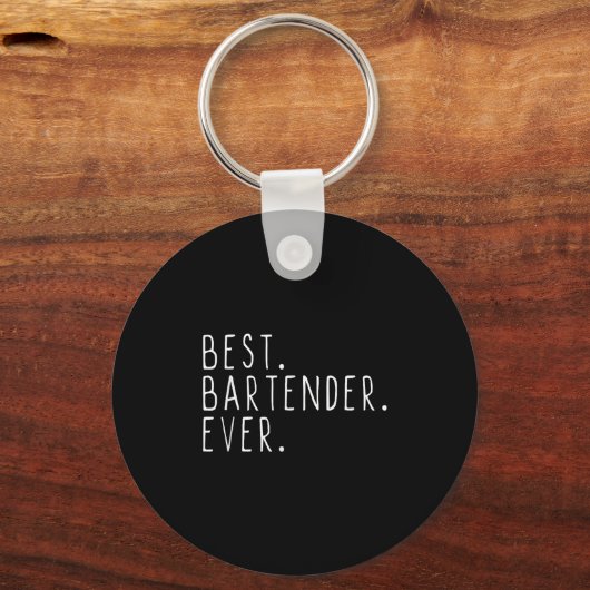 Bartender Ever Cool Grappig Bartending Gift Kerstm Sleutelhanger (Voorkant)